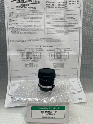 Fujinon Lens HF16HA-1B 1:1.4/16mm C-Mount NEW