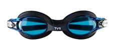 Tyr Swimple Kids Goggles Black Blue Anti Fog Uv Protection Ages 3 To 12