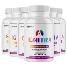 Ignitra Capsules, Weight Management Support Supplement - 6 Bottles