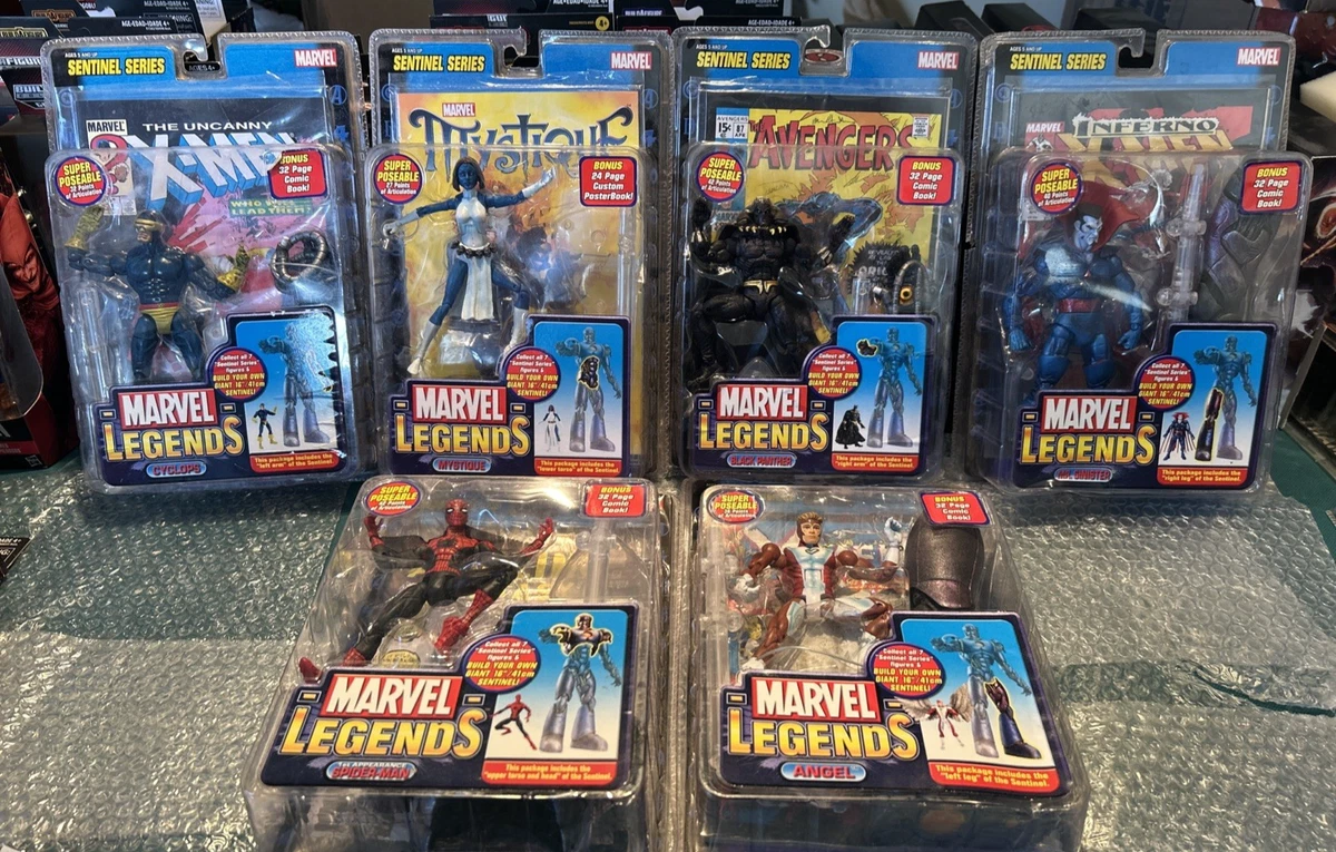 Figurine Marvel Legends Black Panther - Sentinel Series 2005 - Blister Neuf