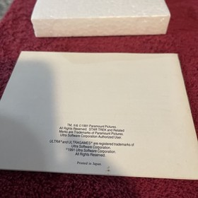 Star Trek 25th Anniversary nes game & Manual Excellent Condition Free Shipping