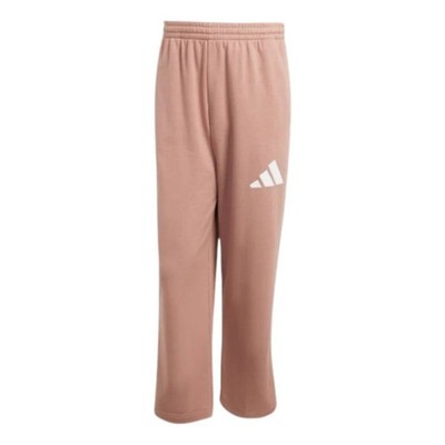 adidas Men's Essential 3-bar Wide Leg Pants Size S Warm Clay/White NWT MSRP $55