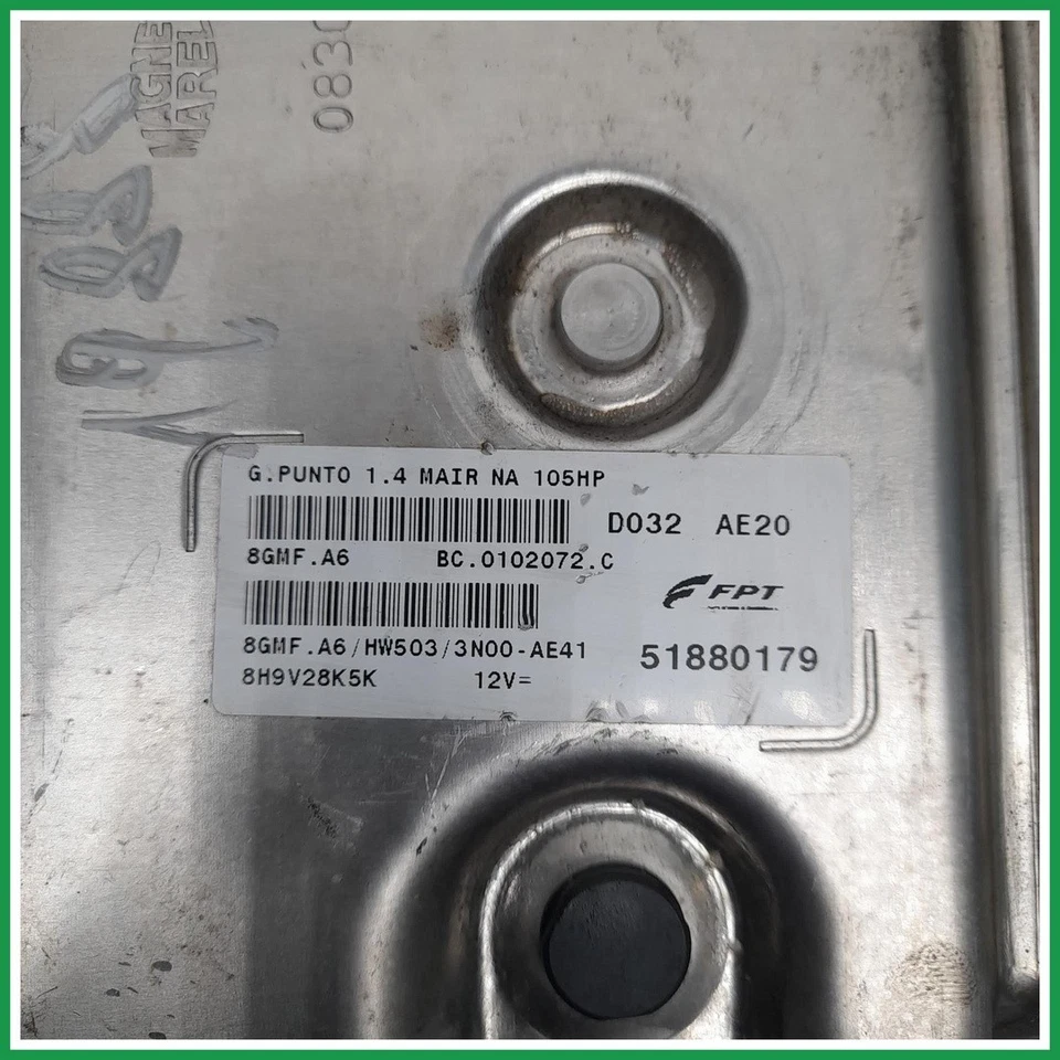 Centralina Iniezione Magneti marelli 8GMF.A6 Fiat Punto Evo 51880179 2009 2011   - Immagine 4 di 4