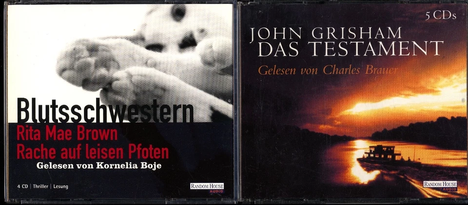 4 HÖRBÜCHER★K. FOLLETT★J. GRISHAM★D. + R.M. BROWN★Rache★Illuminati★Testament★CDs - Bild 3 von 4