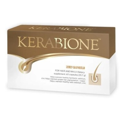 Kerabione 60 Kapseln FÜR GESUNDES HAAR HAUT & NÄGEL