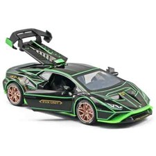 Modellino auto in lega pressofuso 1:24 Lamborghini Huracan veicolo giocattoli metallo da collezione
