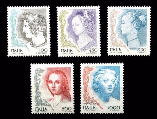 Italia Donna nell'arte Tutte le emissioni MNH ** 1998 1999 2002 2003 2004 - Picture 2 of 41
