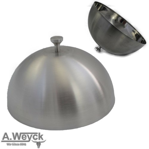 Edelstahl Burger Glocke | Ø 12cm | Glosche, Schmelzglocke, Burgerglocke #652