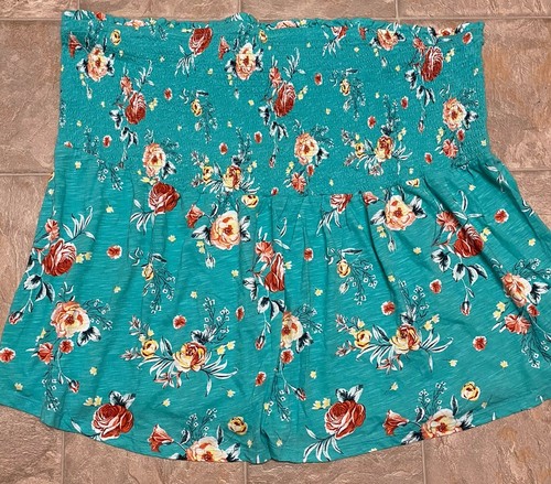 Cutest Tube Top By Torrid Sz 5X Smocked Babydoll New NWT Blouse
