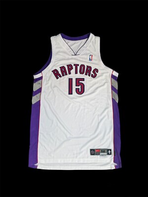 Vince Carter Raptors Game Issued Jersey NBA Champion Slam Dunk