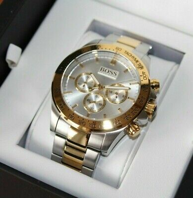 gold mens hugo boss watch