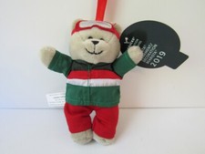 Starbucks Bearista boy plush ornament Limited Edition 2019 snow ski suit 4.5" in