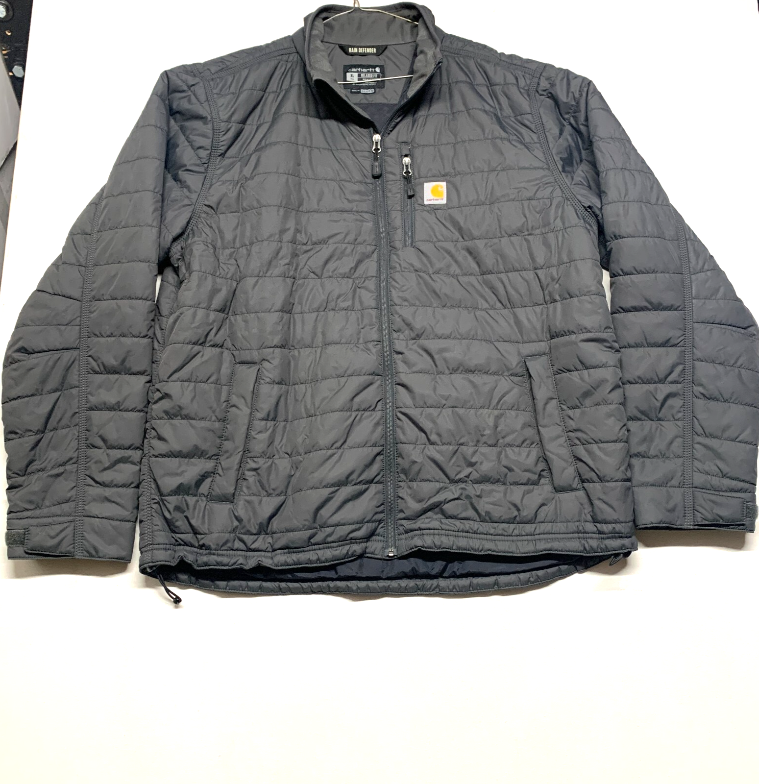 CARHARTT MEN'S RAIN DEFENDER INSULATED JACKET - RELAXED FIT LIGHTWEIGHT  XL TALL