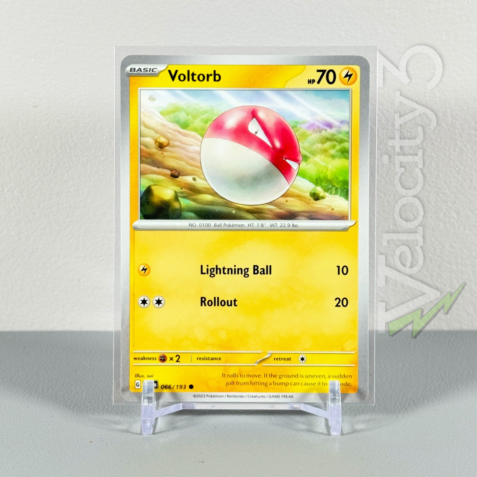 Pokemon TCG Card: VOLTORB 66/193 | Common | Paldea Evolved | NM/Mint