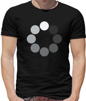 Loading Screen Tube Circles Herren T-Shirt - Computer - Tech - Geek - Nerd - Geschenk