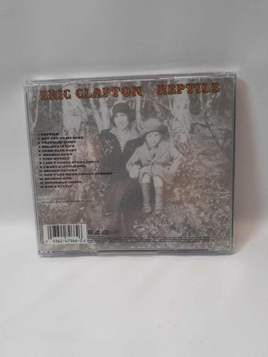 Eric Clapton Reptile CD (Reprise Records 2001) 14 Tracks