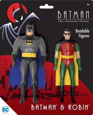 batman and robin bendable figures