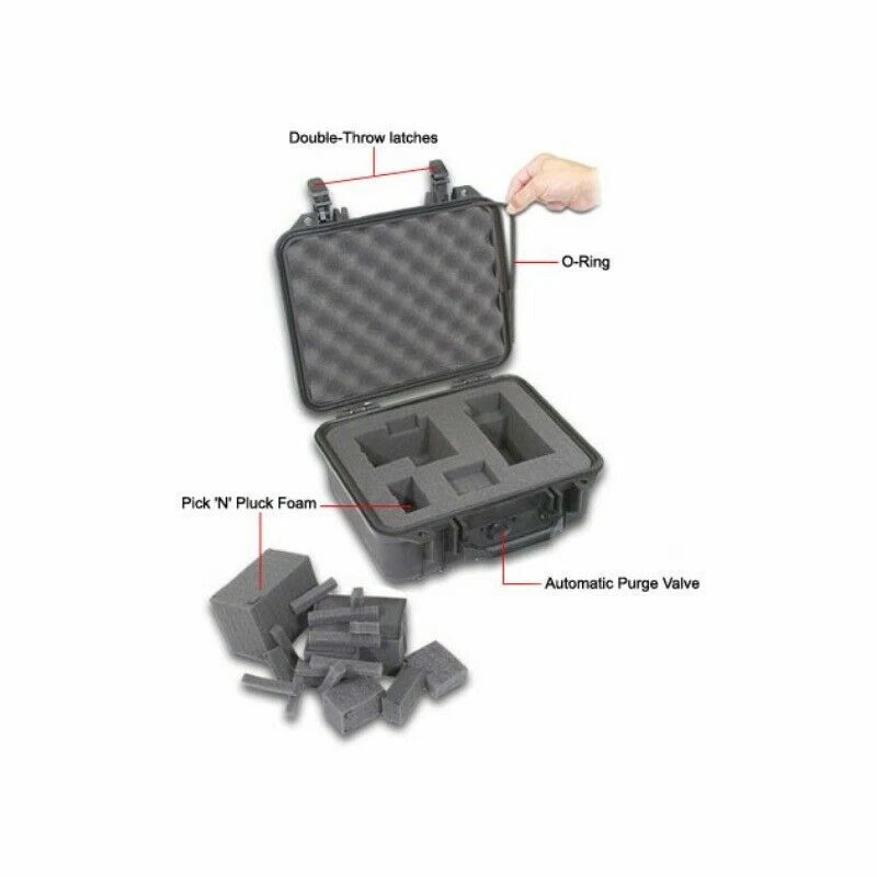 SMALL GRADED SPORTS/TCG CARD STORAGE BOX BGS/PSA SLAB PROTECTOR TRAVEL CASE+LOCK - Image 4 of 4