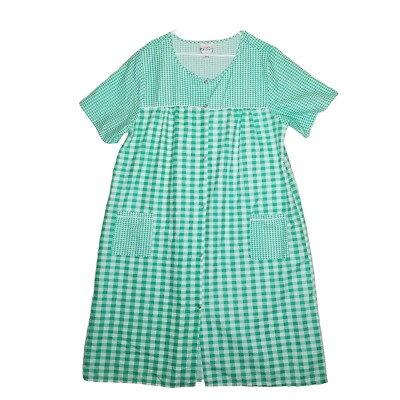 House Dress Smock Pockets Size 1x Set Of 2 Gingham Check Cozee Corner Blue Green | eBay House Dress Smock Pockets Size 1x Set Of 2 Gingham Check Cozee Corner Blue Green | eBay