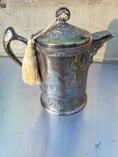 Webster Antique US Silver-Plated Pitcher ca. 1900