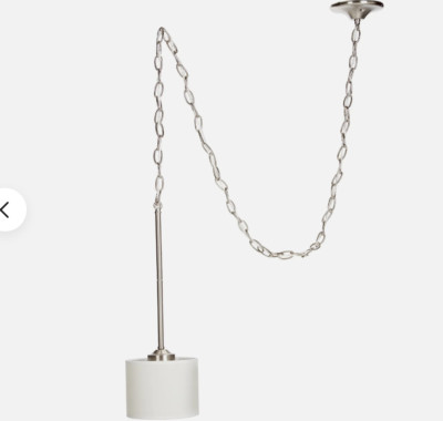 Progress Lighting P5065-09 Inspire Pendants, Brushed Nickel chain or stem