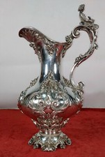 GREAT EWER. NAPOLEON III STYLE. CHISELED SILVER. FRANCE. CIRCA 1850