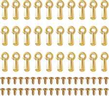 100 Pieces Picture Frame Turn Button Fasteners Set with 100 Pieces Screws, Pictu