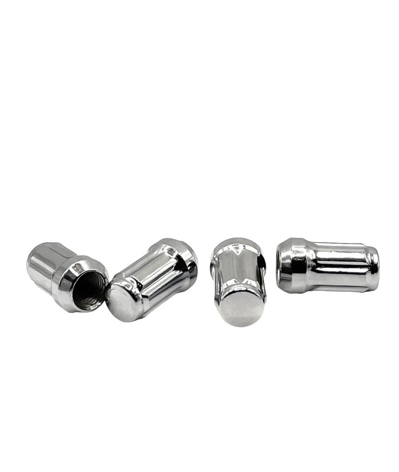 16) Black ATV Locking Lug Nuts w Key | 10x1.25 | Black