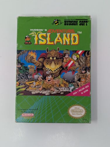 Adventure Island (Nintendo Entertainment System, 1988) - Cib Complete