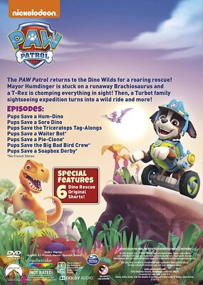 PAW PATROL: DINO RESCUE ROAR TO THE RESCUE (DVD) NEW IN BOX
