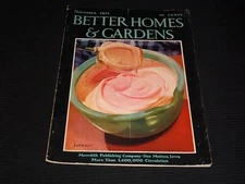 1933 NOVEMBER BETTER HOMES & GARDENS MAGAZINE - BEAUTIFUL FRONT COVER - E 2690