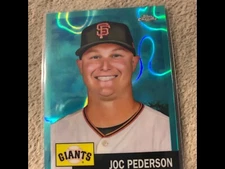 Joc Pederson Aqua Lava Refracter Topps Chrome Platinum 2022 /299