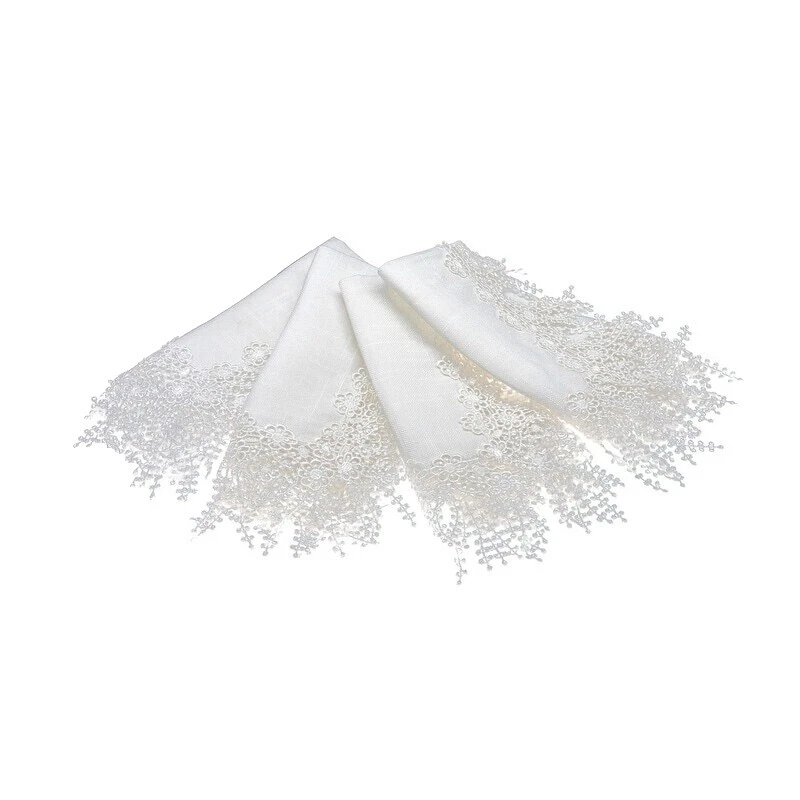 Lace White Napkins