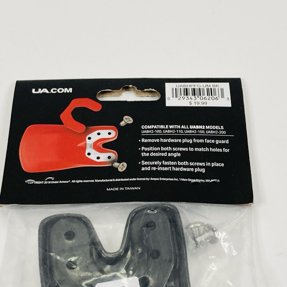 Under Armour UA Universal Baseball Pro Batting Helmet Jaw Face Guard