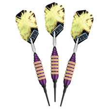 VIPER SPINNING BEE PURPLE 16 GRAM DARTS 2BA SOFT TIP SHIPS FREE FREE FLIGHTS