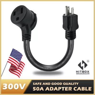 14AWG 110V to 220V Plug Power Extension Cord Cable Welding Connector Cord 50Amp