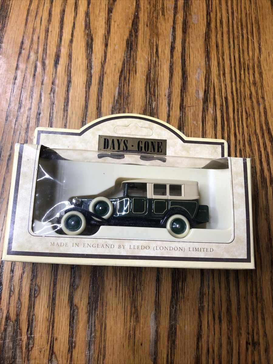 Lledo レド　ビンテージ　ロールスロイス　カーコレクション　ミニカーセット LLEDO - DAYS GONE - 1925 ROLLS-ROYCE SILVER GHOST - GREEN WITH
