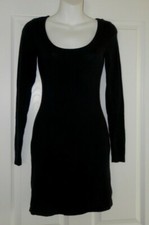  Express Rayon Blend Blue Sweater Dress Size XS