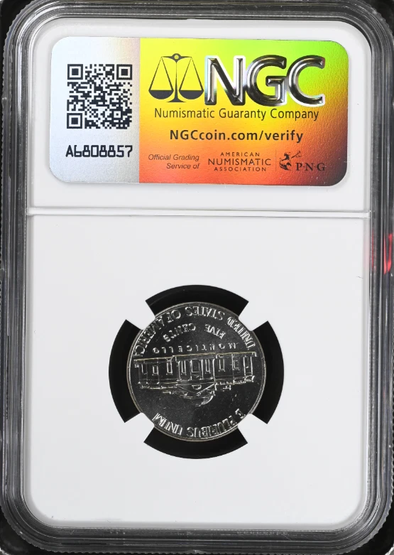2024 D Jefferson Nickel 5¢ NGC MS 67 6FS - Image 2 of 2