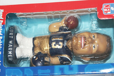 Kurt Warner #13 - Hand Painted BobbleHead Doll w/ COA NFL St