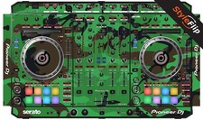Pioneer DDJ-SX3 Skin Camo Green StyleFlip Skins