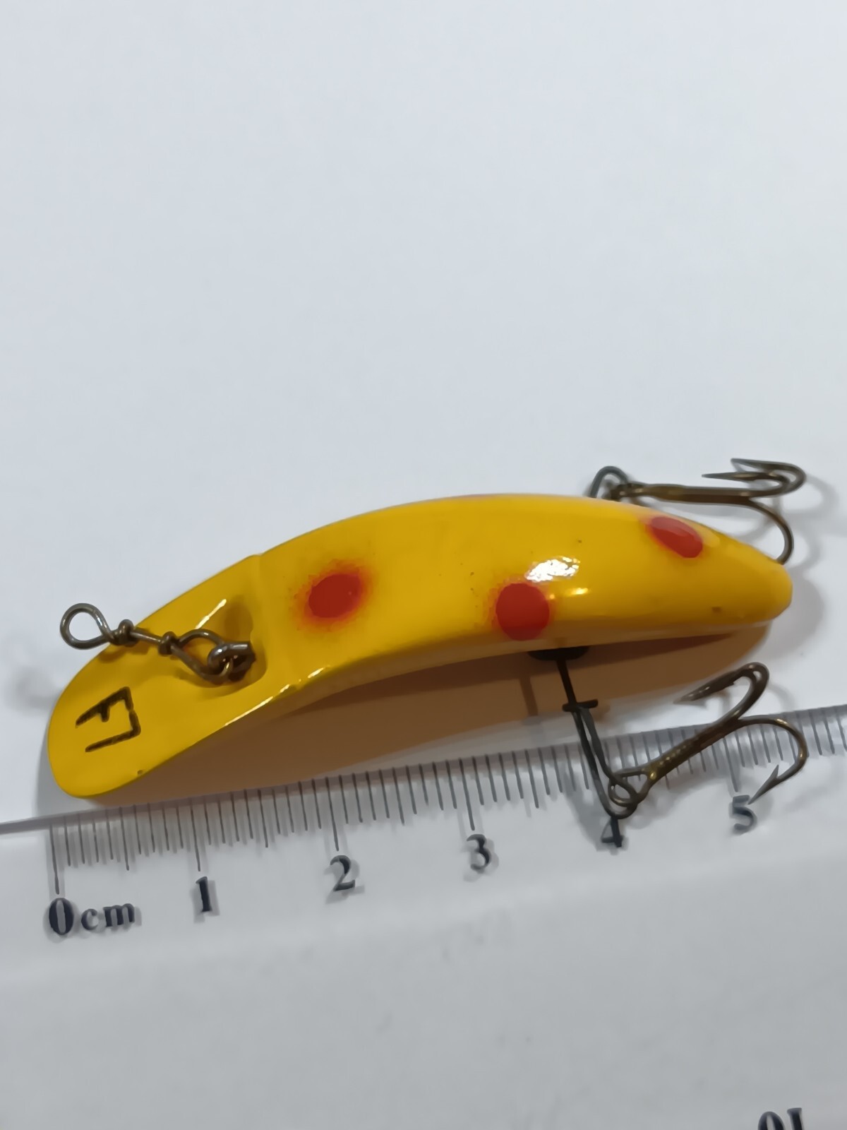 HELIN'S fishing Lure vintage FLATFISH F7 wooden Fly Rod lure. eBay