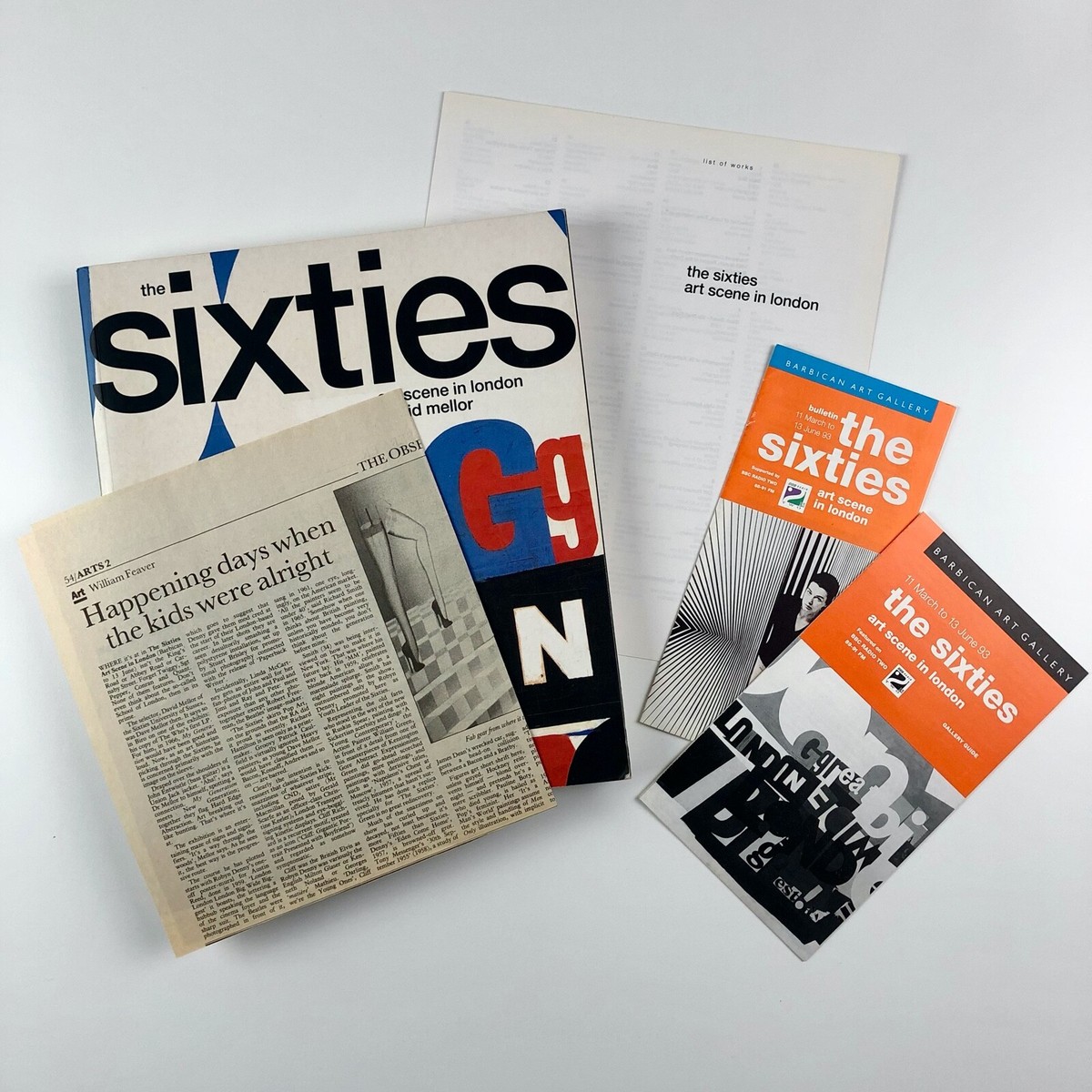 The Sixties Art Scene in London by David Mellor | Barbican Art