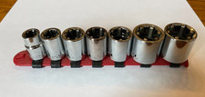 NO BOX Grip-Tite 7 Piece SAE Super Socket Nut Bolt Set 3/8" Drive Model 172