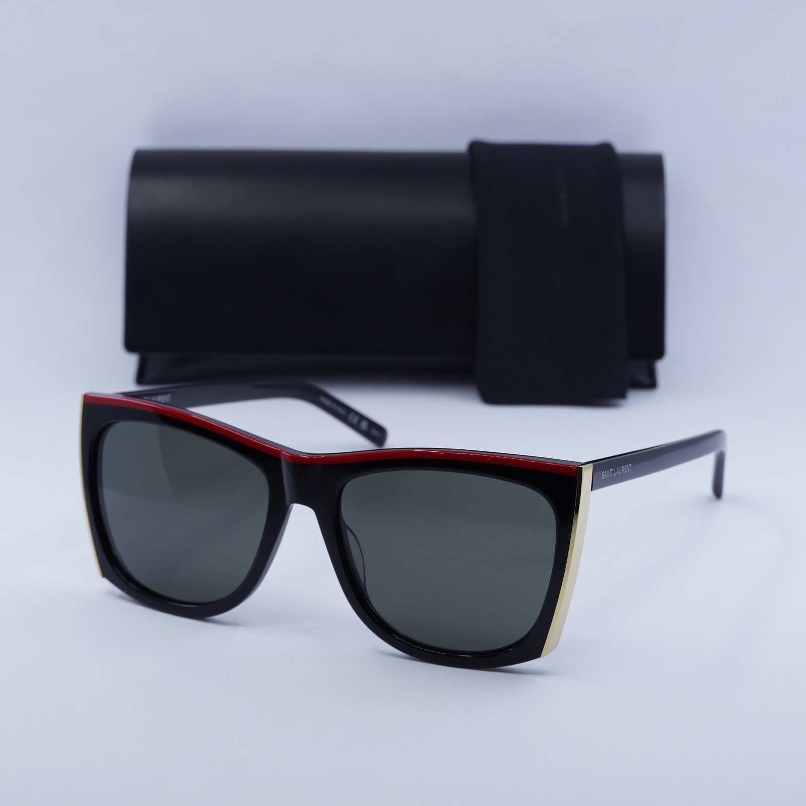 Nuovi occhiali da sole SAINT LAURENT SL539 PALOMA 001 nero grigio 58 18 145