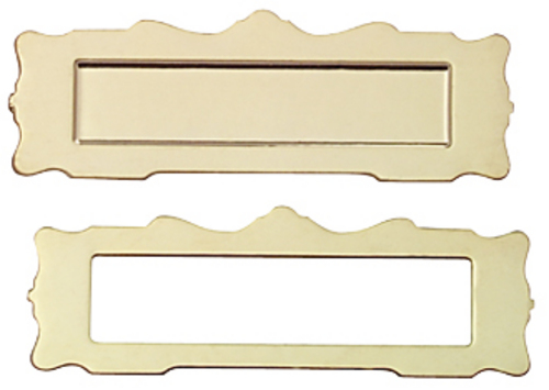 Dolls House Letter Box Polished Brass Hardware Miniature 1:12th Scale JASPERS