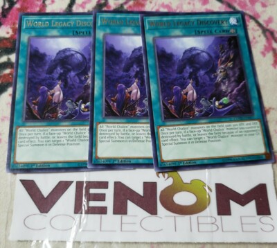yugioh legacy of the duelist link evolution crusadia deck 3x (M/NM) - World Legacy Discovery - COTD-EN057 - Rare - 1st Edition YuGiOh