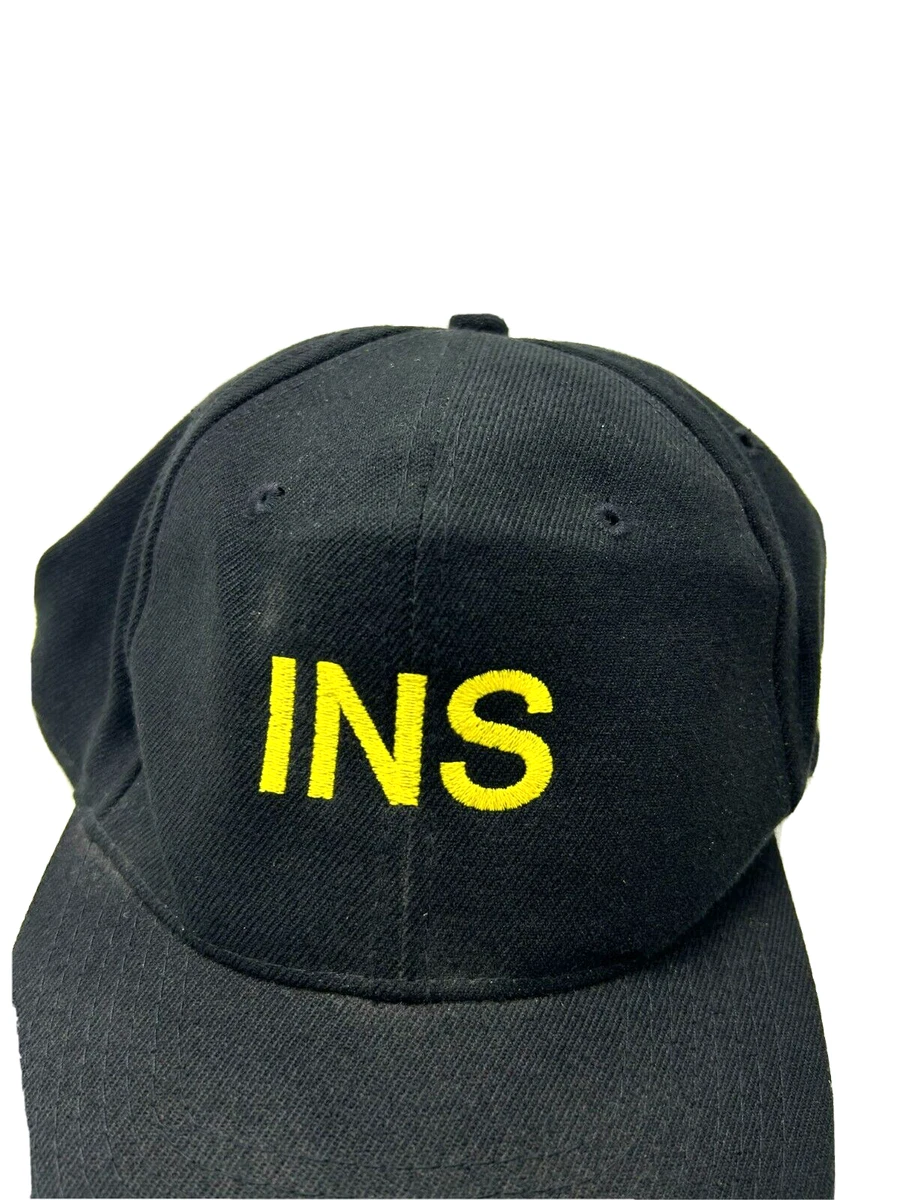 INS Immigration Naturalization Service Hat Cap Snapback Black 323D