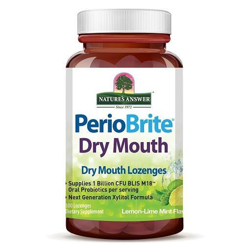 Nature's Answer Periobrite Dry Mouth Lozenges - Pack Of 100 Lozenges - Picture 1 of 4