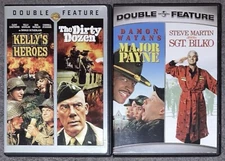 Kelly's Heroes/Dirty Dozen/Major Payne/SGT. Bilko DVD Action Comedy War Films